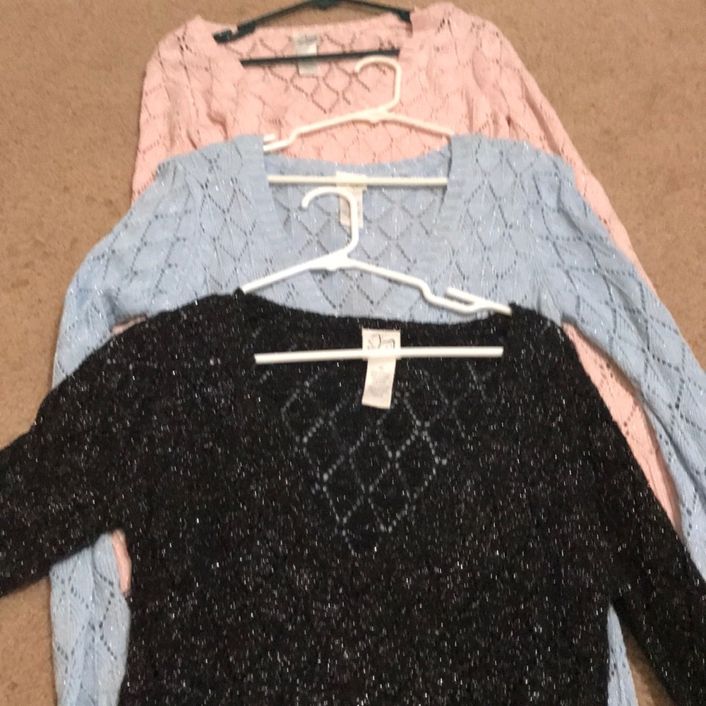 Beautiful gilltery sweaters